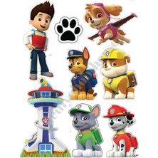 Yenilebilir Kağıt Pasta Resmi Kurabiye Baskısı Pirinç Kağıdı Paw Patrol Pasta Kurabiye Baskısı