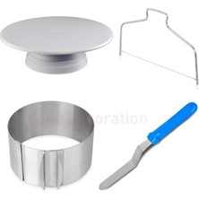 Pasta Yapım Seti Kalıp+Stand+Testere+Spatula Set