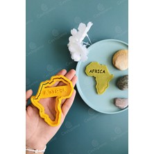 Afrika Kıtası Kurabiye Kalıbı