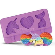 Silikon Dondurma Kalıbı Pop It Denizaltı Teması