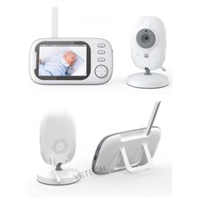 LCD Ekranlı Gece Görüşlü Bebek Izleme Kamerası Ekranlı Bebek Izleme Monitörü Oda Sıcaklığı Takibi