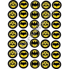 Yenilebilir Pasta Resmi Kurabiye Baskısı Pirinç Kağıdı Batman Pasta Kurabiye Baskısı