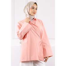 Gül Kurusu Yandan Bağlamalı Kimono