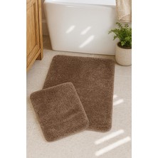 Yumuşacık Yıkanabilir Kaymaz Taban 2'li Set Banyo Paspası / Sheepline Koleksiyonu