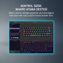 Gamepower Lyra Rgb 60M 62TUŞ Siyah Mekanik Kablolu Red Switch Klavye - 3 Yıl Garantili