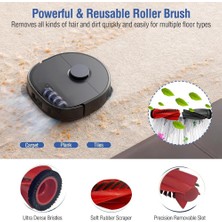 Unncanny Roborock Qrevo Curve Qrevo Edge Robot Süpürge Için Aksesuar Seti Ana Yan Fırça Filtreleri Paspas Pedleri Toz Torbaları (Yurt Dışından)