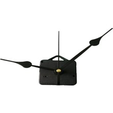 Sessiz Duvar Saati Mekanizması, 22 mm Uzun Şaft, Askılı, Beyaz, 1 Adet