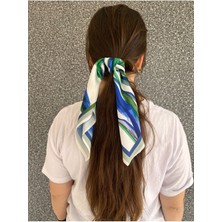 Desenli Fular Bandana Aksesuar