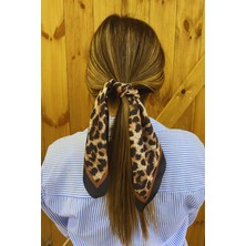 Leopar Desenli Fular Estascarf
