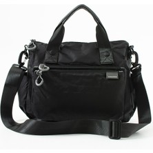 Sanmorris Kadın 4 Bölmeli Krinkıl Kumaş Ayarlanabilir Çapraz Askılı El ve Omuz Çantası 6000