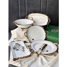 Antique White Sunum Set 10 Parça