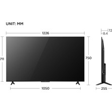 TCL 55V6B 55” 138 Ekran Uydu Alıcılı 4K Ultra HD Google LED TV