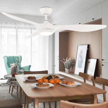 40 Watt, 3 Işık Modlu, 6 Kademeli, Kumandalı, Çok Şık ve Kaliteli Tavan Vantilatörü Ledli Vantilatör