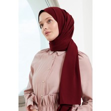 Moda Mevsimi Medine Ipeği Şal Bordo