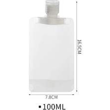 Dilmex 3 Adet 100ML Krem Şampuan Kabı Tekrar Kullanılabilir Set