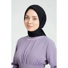 Moda Mevsimi Bonjela Soft Krinkıl Pamuk Eşarp Siyah