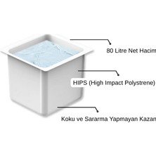 Marketcooler 95 Litre Sanayi Tipi Krom Su Sebili