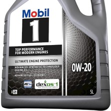 Mobil 1 0W20 Motor Yağı 5 L ÜT:2024