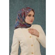 Moda Mevsimi Ipekhan Soft Pamuk Etro Desen Eşarp 1224-03 Kırmızı