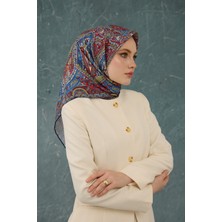 Moda Mevsimi Ipekhan Soft Pamuk Etro Desen Eşarp 1224-03 Kırmızı