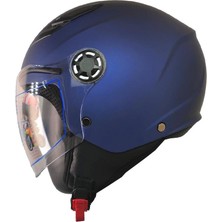 Free M Yarım Çocuk Kaskı Mat Mavi