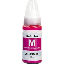 Refill İnk Canon G1411/G2411/G3411/G4411 Yazıcı Uyumlu GI490 4 Renk Mürekkep Seti (Muadil )