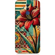 Huawei Mate 20 Lite Uyumlu Desende Renkli Çiçek Baharı  Desenli Silikon Kılıf