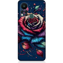 Infinix Hot 11S Uyumlu Siyah Gülün Asaleti  Desenli Silikon Kılıf