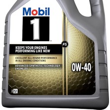 Mobil 1 Fs 0W40 Motor Yağı 4 L ÜT:2024
