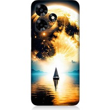 Infinix Hot 30 Uyumlu Güneşin Ardında Umut  Desenli Silikon Kılıf