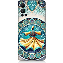 Infinix Hot 12 Uyumlu Çini Motifli Semazen Figürü  Desenli Silikon Kılıf