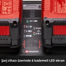 Orijinal Einhell Power X-Change Başlangıç Kiti Akü ve Şarj Cihazı (Li-Ion, 18 V, 2 x 4.0 Ah Akü ve Twincharger şarj cihazı, Tüm Power X-Change cihazları ile uyumlu) - 4512112