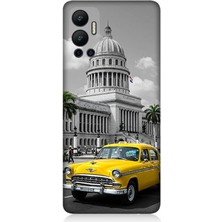Infinix Hot 12 Uyumlu Klasik Araba Washington Anısı  Desenli Silikon Kılıf