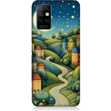 Infinix Note 8i Uyumlu Yıldızlı Tepede Masal  Desenli Silikon Kılıf