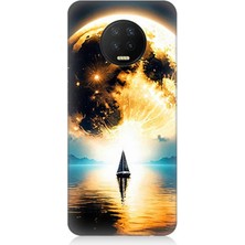 Infinix Note 7 Uyumlu Güneşin Ardında Umut  Desenli Silikon Kılıf