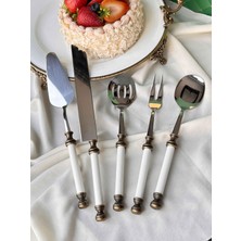Antique Servis Kaşık Seti 5'li
