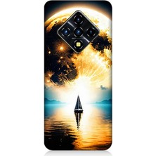 Infinix Zero 8 Uyumlu Güneşin Ardında Umut  Desenli Silikon Kılıf