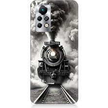 Infinix Note 11 Pro Uyumlu Buharlı Trenin Güç Yolu  Desenli Silikon Kılıf