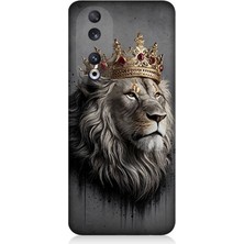 Huawei Honor 90 Uyumlu Kral Aslanın Gururlu Bakışı  Desenli Silikon Kılıf