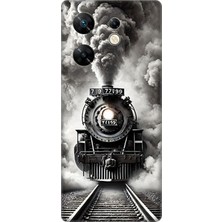 Infinix Zero 30 4g Uyumlu Buharlı Trenin Güç Yolu  Desenli Silikon Kılıf