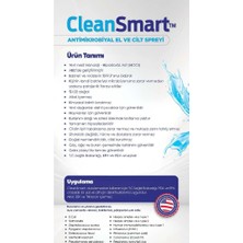 CleanSmart El ve Cilt Dezenfektan Spreyi 500 ml