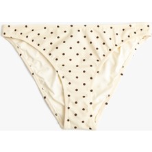 Koton Astarlı Puantiye Desenli Bikini Altı