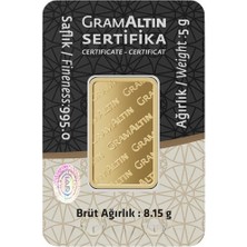 İAR 24 Ayar 5 Gram Külçe Altın - Ahlatcı Nadirgold Agakulche