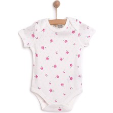 Hellobaby Jakarlı Kısa Kol Body