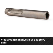 Einhell Akülü Kırıcı Delici TE-HD 18/12 Li - Solo Power X-Change (2+1 fonksiyon: delme/darbeli delme/vidamala, 1.3 J, SDS+, 12 mm beton delme kapasitesi, akü ve şarj cihazı dahil değildir) - 4513970