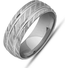 Gümüş Kalemli Rodyum Alyans