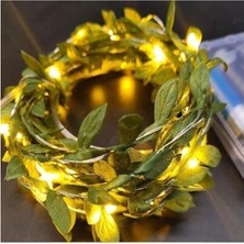Asonplus Dekoratif Yapay Yapraklı Peri LED 3 Metre Sarmaşık Gün Işığı Ledli