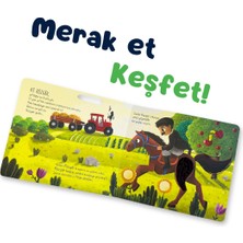 İlk Dokun Hisset Kitabım: Çiftliğe Dokun - Melek Dinçer