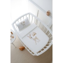 Tuğba Kuğu Pike Takımı - Pure Baby - Çiçek Boynuzlu Geyik