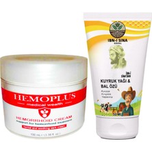 Hemoplus Hemeroidinize 100 ml Krem + Ibn-I Sina Kuyruk Yağ & Bal Özü Yaşlanmaya Çizgilere Karşıt Krem